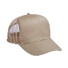 Otto Cap Cotton Twill Pro Style Mesh Back Caps Khaki