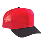 Cotton Twill Low Crown Pro Style Mesh Back Two Tone Color Caps