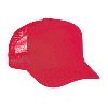 Otto Cap Cotton Twill Five Panel Pro Style Mesh Back Caps Red