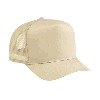 Otto Cap Cotton Twill Five Panel Pro Style Mesh Back Caps Khaki