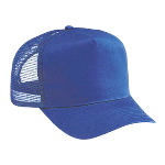 Cotton Twill Five Panel Pro Style Mesh Back Caps