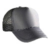 Otto Cap Polyester Foam Front Five Panel Pro Style Mesh Back Caps Gray
