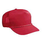 Cotton Twill High Crown Golf Style Mesh Back Caps