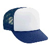 Otto Cap Polyester Foam Front High Crown Golf Style Mesh Back Two Tone Color Caps Navy/White/Navy