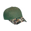 Otto Cap Camouflage Visor Cotton Twill Low Profile Pro Syle Two Tone Color Caps Light Loden/Brown/Kelly/Olive Green