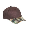 Otto Cap Camouflage Visor Cotton Twill Low Profile Pro Syle Two Tone Color Caps Light Loden/Brown/Kelly/Dark Brown