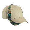 Otto Cap Camouflage Piping Design Cotton Twill Low Profile Pro Style Two Tone Color Caps Khaki/Light Loden/Brown/Kelly