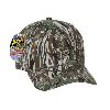 Otto Cap Stretchable Camouflage Cotton Twill "Otto Flex" Low Profile Pro Style Caps Gray/Dark Green