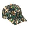 Otto Cap Camouflage Cotton Twill Sandwich Visor Low Profile Pro Style Caps Light Loden/Brown/Kelly