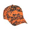 Otto Cap Digital Camouflage Cotton Twill Low Profile Pro Style Caps Neon Orange/Brown/Black