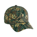 Camouflage Cotton Twill Low Profile Pro Style Caps