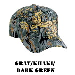 Camouflage Cotton Twill Pro Style Caps