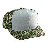 Otto Cap Camouflage Cotton Twill Pro Style Two Tone Color Caps Gray/Dark Green