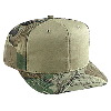 Otto Cap Camouflage Cotton Twill Pro Style Two Tone Color Caps Khaki/Brown/Light Olive Green