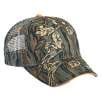 Camouflage Cotton Twill Sandwich Visor Low Profile Pro Style Mesh Back Caps