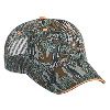 Otto Cap Camouflage Cotton Twill Sandwich Visor Low Profile Pro Style Mesh Back Caps Gray/Dark Green