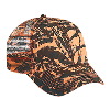 Otto Cap Camouflage Cotton Twill Low Profile Pro Style Mesh Back Caps Neon Orange/Black/Dark Green