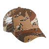 Otto Cap Camouflage Cotton Twill Low Profile Pro Style Mesh Back Caps Khaki/Tan/Brown