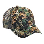 Camouflage Cotton Twill Low Profile Pro Style Mesh Back Caps