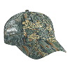 Otto Cap Camouflage Cotton Twill Low Profile Pro Style Mesh Back Caps Gray/Khaki/Dark Green