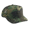 Otto Cap Camouflage Cotton Twill Pro Style Mesh Back Caps Dark Green/Brown