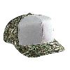 Otto Cap Camouflage Cotton Twill Pro Style Mesh Back Two Tone Color Cap Gray/Dark Green