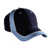 Otto Cap Brushed Cotton Twill Low Profile Pro Style Two Tone Caps Columbian Blue/Navy/White