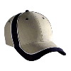 Otto Cap Brushed Cotton Twill Low Profile Pro Style Two Tone Caps Navy/Khaki/White