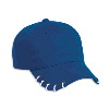 Otto Cap Shoe Lace Pattern Cotton Twill Low Profile Caps Navy/Navy/White