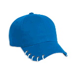 Shoe Lace Pattern Cotton Twill Low Profile Caps