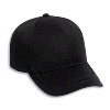Otto Cap Deluxe Cotton Twill Low Profile Pro Style Caps Black