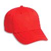 Otto Cap Deluxe Cotton Twill Low Profile Pro Style Caps Red