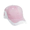 Otto Cap Brushed Cotton Twill Polyester Pro Mesh Low Profile Pro Style Caps Soft Pink/White/White