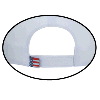 Otto Cap United States Flag Flame Pattern Visor Brushed Cotton Twill Low Profile Pro Style Caps 