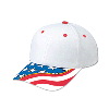 Otto Cap United States Flag With Yellow Ribbon Caps White/Red/Red