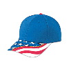 Otto Cap United States Flag With Yellow Ribbon Caps Royal/Royal/Red