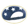 Otto Cap United States Flag Pattern Cotton Twill Pro Style Cap 