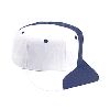 Otto Cap Two Tone Wave Cotton Twill Pro Style Caps White/Navy