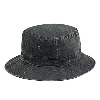Otto Cap Washed Pigment Dyed Cotton Twill Bucket Hats Black