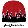 Otto Cap Flame Design Acrylic Knit 8" Beanie 
