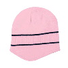 Otto Cap Acrylic Knit Beanie with Stripes Pink/Black