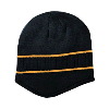 Otto Cap Acrylic Knit Beanie with Stripes Black/Gold