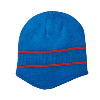 Otto Cap Acrylic Knit Beanie with Stripes Royal/Red