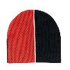 Otto Cap Two Tone Cotton Knit 8" Beanie with Pro Mesh Black/Red/White