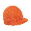Otto Cap Acrylic Knit Short Visor Beanie Burnt Orange