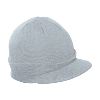 Otto Cap Acrylic Knit Short Visor Beanie Gray