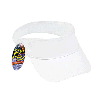 Otto Cap Otto Flex Brushed Cotton Twill Sun Visors White