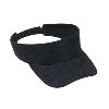 Otto Cap Brushed Bull Denim Sun Visors Black