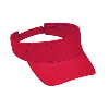 Otto Cap Brushed Bull Denim Sun Visors Red