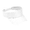 Otto Cap Brushed Bull Denim Sun Visors White